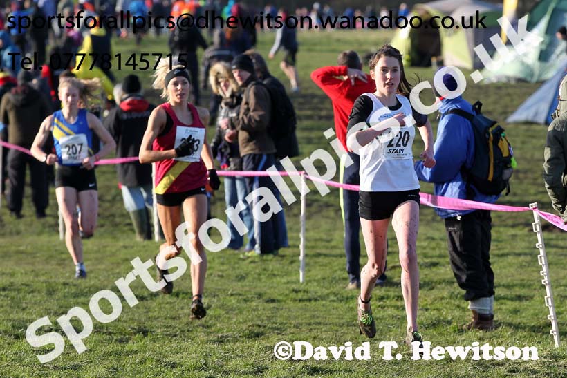 Senior womens Northern Cross Country  Championships, Pontefract. Photo: David T. Hewitson/Sports for All Pics